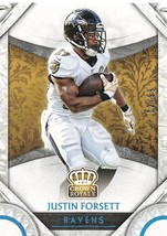 2016 Crown Royale Pink Baltimore Ravens Football #69 Justin Forsett 12/99 A24 - £2.32 GBP
