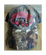North Central Wisconsin Antique Steam Gas Engine Club Edgar Cap Hat Camo - $8.01