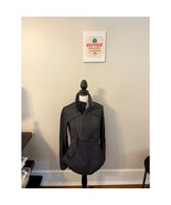 Lululemon Think Fast Pullover Mini Check Pique Pique Black Heathered Size M - $929.67 MXN