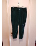 Torrid Bombshell Skinny Corduroy Jeans Women&#39;s 18R High-Rise Stretch Gre... - $27.72