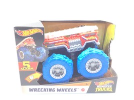 New Hot Wheels Monster Trucks Wrecking Wheels 5 Alarm No Batteries Requi... - £15.23 GBP