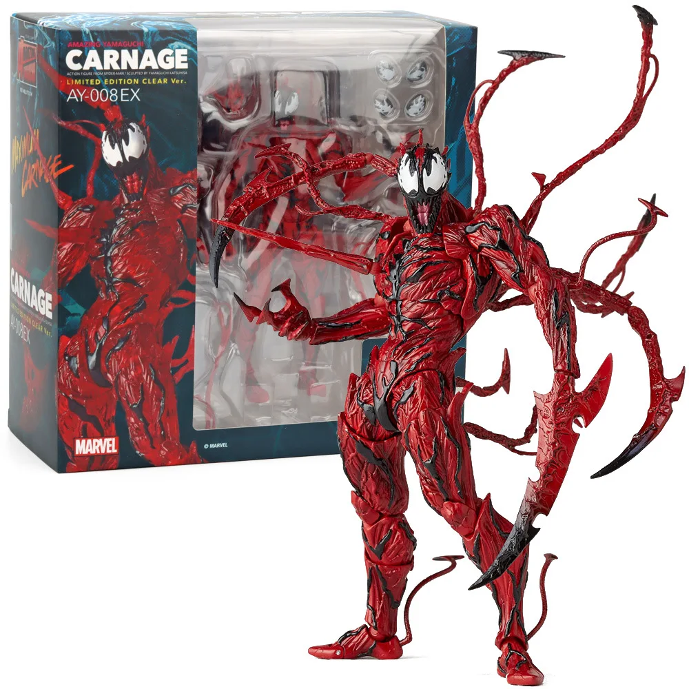 Amazing Yamaguchi Carnage Venom Spider Man Marvel Legends Action Figure Joint - £30.12 GBP