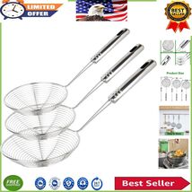 Durable Stainless Steel Asian Strainer Set – Perfect for Frying &amp; Noodles - $29.22 CAD