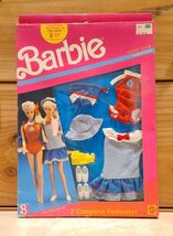 Barbie Yacht Club Fashions 2 Complete Fashions Red White Blue 1990 - New... - €20,78 EUR