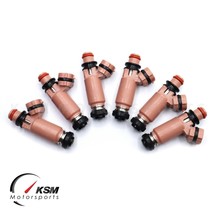 6 x Fuel Injectors for DENSO STi Pink 750cc fit Subaru Mitsubishi Magna v6 Turbo - £159.09 GBP