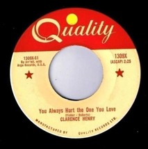 Clarence Frogman Henry You Always Hurt The One You Love 45 rpm Little Suzy - £3.93 GBP