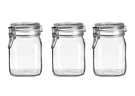 Bale Glass Jars - Food Grade and Smell Proof BPA Free Bale Glass Contain... - £31.28 GBP