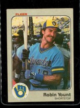 Vintage 1983 FLEER Baseball Trading Card #51 ROBIN YOUNT Milwaukee Brewers - £6.47 GBP