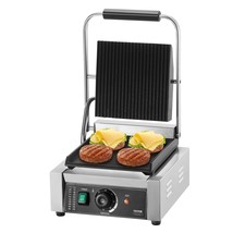 VEVOR Commercial Panini Press Grill Electric Sandwich Maker Griddle Plat... - $151.99