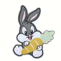 Embroidery Patch Sew or Iron-On Fabric Applique - New - Bugs Bunny - £7.16 GBP