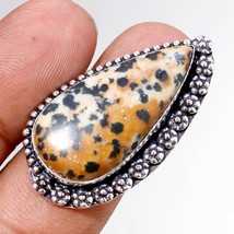 Dalmatian Gemstone Handmade Fashion Black Friday Gift Ring Jewelry 9" SA 6967 - £3.18 GBP