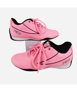 FILA Filaretti Pink &amp; Black Perforated Sports Athletic Sneakers, Women&#39;s... - £30.43 GBP