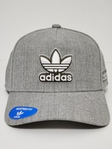 Adidas M Originals A-Frame Snapback Cap Gray White Embroidered Adjustabl... - £23.64 GBP