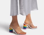 Dolce Vita X Trevor Noles pride rainbow heel size 7 retails $129. - £22.85 GBP