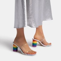 Dolce Vita X Trevor Noles pride rainbow heel size 7 retails $129. - £22.78 GBP
