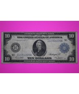 1914 $10 Ten Dollars Minneapolis Federal Reserve Note FR 939 Authentic B... - $114.99