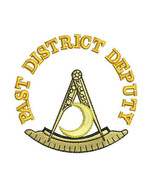 Freemason Masonic Past District Deputy Grand Master DDGM Embroidered Pol... - $664.31 MXN+