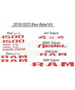 2019-2024 Ram 1500 Rebel - Badge Overlay Decal Sticker Kit - $1,095.13 MXN