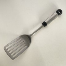 Farberware Kitchen Slotted Spatula Stainless Steel Black Ring Top Grill Flip - £6.76 GBP