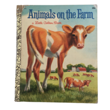 Little Golden Book Animals on the Farm B Edition 1968 Childrens Story Vintage - £7.81 GBP