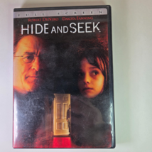 Hide and Seek DVD Fullscreen Edition Robert DeNiro Dakota Fanning - $5.99