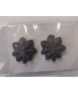 ARMY MAJOR COLLAR INSIGNIA SUBDUED NIP DATED 1969 PAIR - $9.57 CAD