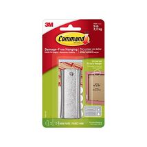 Command Sawtooth Sticky Nail and Stabiliser Strips - Silver, Pack of 1  - $17.00