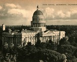 State Capitol Building Sacramento California CA UNP Unused DB Postcard E9 - $6.88