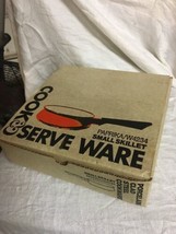 Vintage Cook &amp; Serve Ware Paprika Small Skillet Nib New In Box Porcelain Clad - £23.76 GBP
