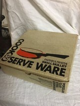 VINTAGE COOK &amp; SERVE WARE PAPRIKA SMALL SKILLET NIB New in Box porcelain... - $29.99