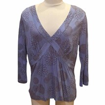 Old Navy Perfect fit too floral periwinkle - $14.31