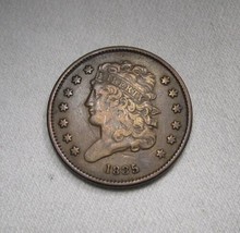 1835 Classic Head Half Cent VF Coin AM809 - £78.11 GBP