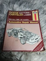 Haynes 1140 Repair Manual for Dodge Daytona &amp; Chrysler Laser 2.2 &amp; 2.5 1... - £10.11 GBP