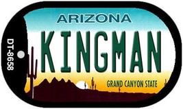 Kingman Arizona Novelty Metal Dog Tag Necklace DT-8658 - £12.47 GBP