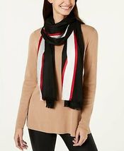 Calvin Klein Varsity-Stripe Lightweight Scarf One Size - £16.02 GBP