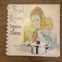 Royal Queen Treasury Of Cooking Vintage Recipe Cookbook 1971 Multi Core Cookware - £4.92 GBP