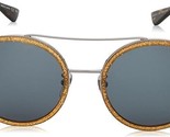 Gucci Sunglasses Women&#39;s Round GG0061S 004 Ruthenium 56mm  Authentic new - $158.35