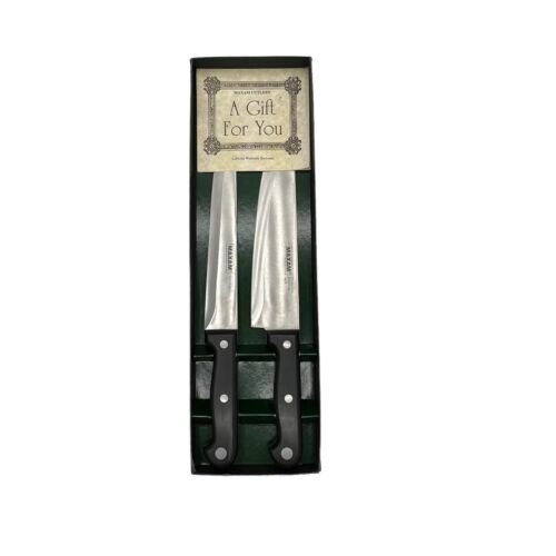 MAXAM 8" French Carving & 8" Chef Knife Set Stainless Rostfrei INOX Vintage NOS - £14.69 GBP