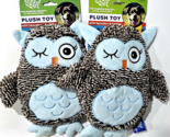 Plush Blue Owl Dog Toy With Squeaker &amp; Crinkle The Humane Society - $29.99