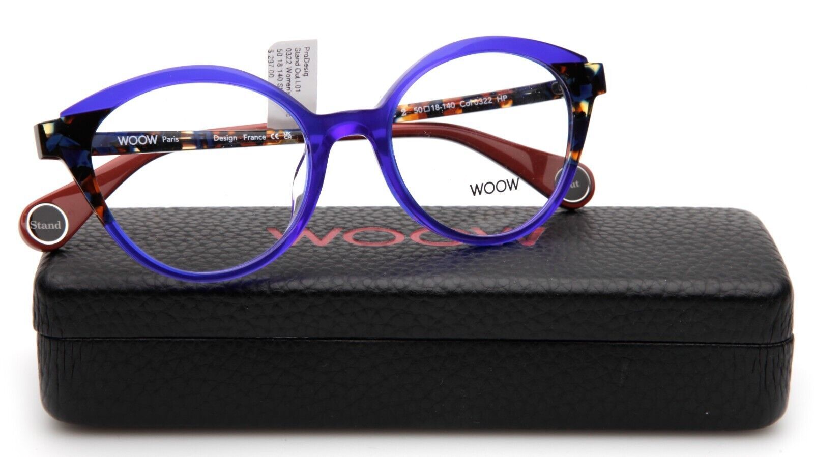 Primary image for NEW WOOW Stand Out 2 Col 0332 Blue EYEGLASSES 50-18-140mm B42mm