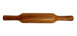 Wooden Carved Sheesham Wood Belan/Rolling Pin/Roti/Papad/Chapati Maker R... - $14.28