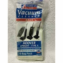 American Fare Vacuum Cleaner Bags Hoover Upright Type A. 8 Bags - £14.73 GBP