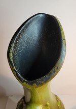 Haeger 8097 Green Floral Pitcher Vase Ceramic 18" Tall image 4