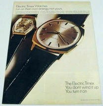 1967 Print Ad Timex Electric Wrist Watches Ladies &amp; Mens Watch  - £12.04 GBP
