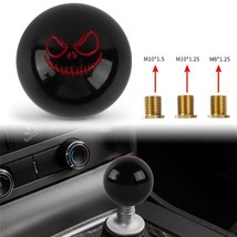 BRAND NEW JDM Ghost Smile Face Ball Black Manual Gear Stick Shift Knob Shifter - £12.49 GBP