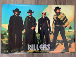 Vintage Original 2005 The Killers Silver Group Band Poster 22.375x34&#39;&#39; Inch NEW - £18.59 GBP