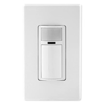 Leviton DVS02-1LW Decora Vacancy Motion Sensor In-Wall Switch, Manual-On... - £28.34 GBP