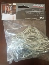 Deflecto Metal Pear Clip 2.5 Inch 25/Pkg-Silver 20012RT - $12.82