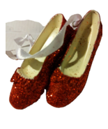 HALLMARK WIZARD OF OZ~DOROTHY&#39;S RUBY RED SLIPPERS~SHOES~resin ORNAMENT~NWT - $21.88