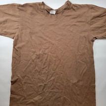 Military Issue PT Shirt Physical Training Shirt T-Shirt Sz Medium 38-40 Tan - $9.23